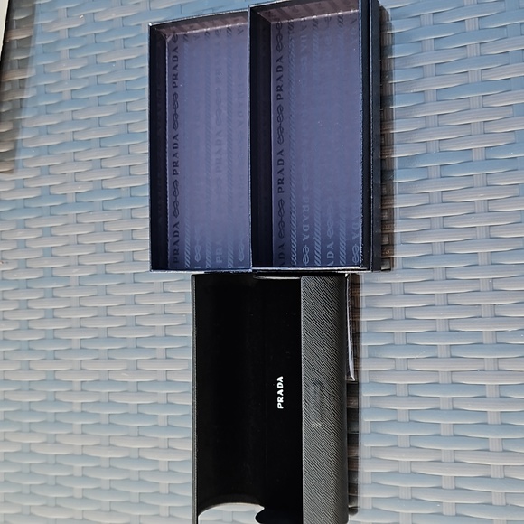 NWT Prada Silver Cat Eye Pink Glasses w/Case & Box - Picture 8 of 10